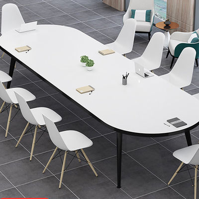 Mesa larga de oficina de diseño moderno para mesas de reuniones Combinación dentro de OEM y ODM