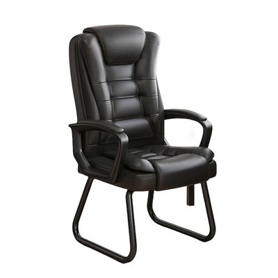 Confortable sedentario marrón arco sueño protector lumbar reclinable silla de PC para la conferencia