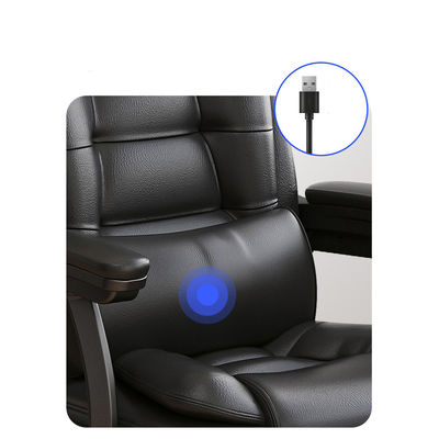 Confortable sedentario marrón arco sueño protector lumbar reclinable silla de PC para la conferencia