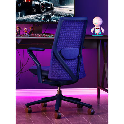 Diseño ergonómico de la silla de oficina para respaldo sedentario cómodo y juegos giratorios de PC