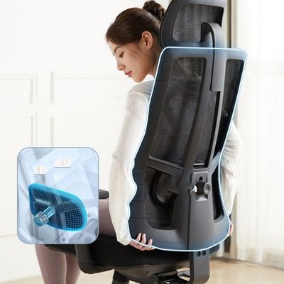 Muebles de oficina modernos Administrador Mesa ejecutiva de oficina y silla de oficina de malla ergonómica