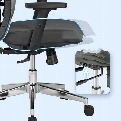 Muebles de oficina modernos Administrador Mesa ejecutiva de oficina y silla de oficina de malla ergonómica