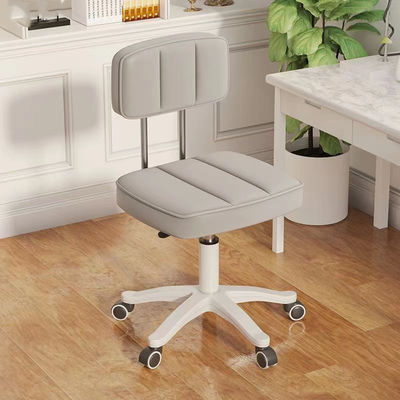 PU 3 años después de las ventas silla elevadora de bicicleta silla de PC ajustable en altura silla de maquillaje de tela taburete