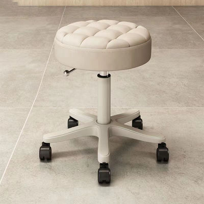 PU 3 años después de las ventas silla elevadora de bicicleta silla de PC ajustable en altura silla de maquillaje de tela taburete