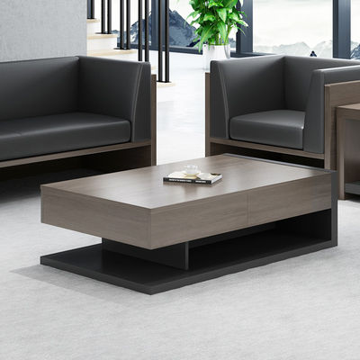 Muebles de oficina de lujo seccionales modernos 1 2 3 asientos Conjunto de cuero de vaca de madera