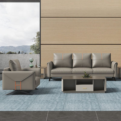 Muebles de oficina modernos Sofá seccional cómodo y hermoso para tres personas