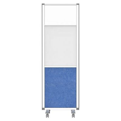 Moderno divisor de oficina portátil en ruedas con pantalla plegable pared divisoria