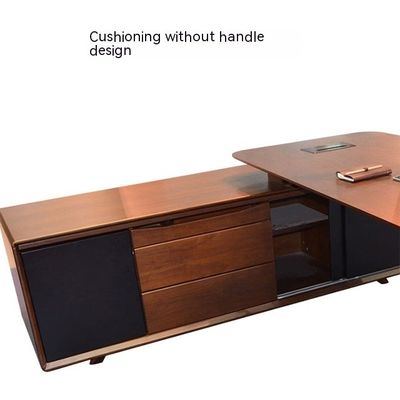 Muebles de oficina de diseño contemporáneo Estación de trabajo en forma de L para gerentes modernos