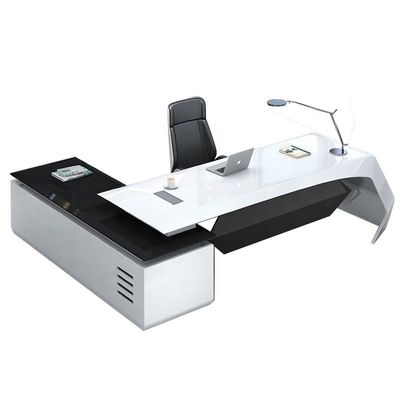 Escritorio grande de laca personalizable perfecto para gerentes y supervisores en la oficina
