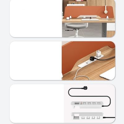 Sencillo Asiento de personal moderno Mesa de trabajo Oficina 6 Cuatro 4 Personas Estilo de escritorio de oficina Modernidad