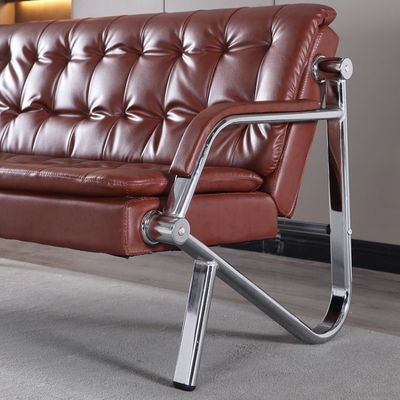 Sofá de oficina sencillo Compuesto de combinación de mesa de café para la recepción de reuniones de negocios modernas