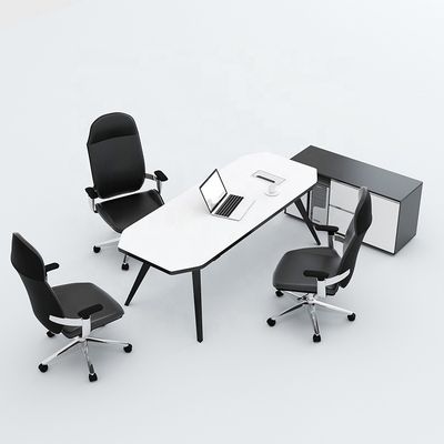 Escritorio moderno para una sola persona Escritorio y silla Muebles elegantes para el espacio de trabajo del gerente