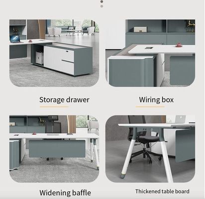 Estilo de diseño contemporáneo Mesa de computadora ejecutiva para muebles de oficina escolares