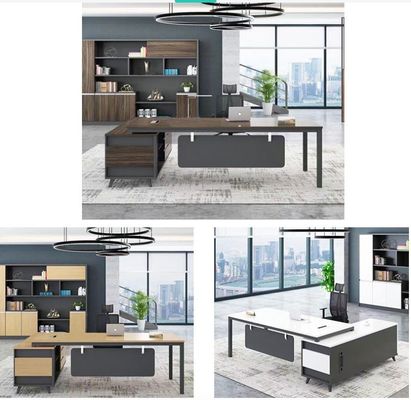Un contenedor en forma de L para el hogar oficina ejecutiva escritorio de computadoras OEM