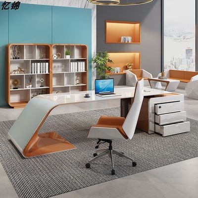 Mesa ejecutiva muebles de oficina conjuntos escritorio de escritorio de negocios escritorios y sillas de negocios