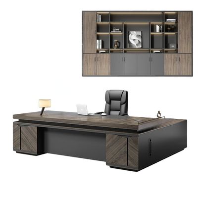 Muebles de oficina de lujo para negocios Escritorio ejecutivo Jefe Mesa para eficiencia de oficina