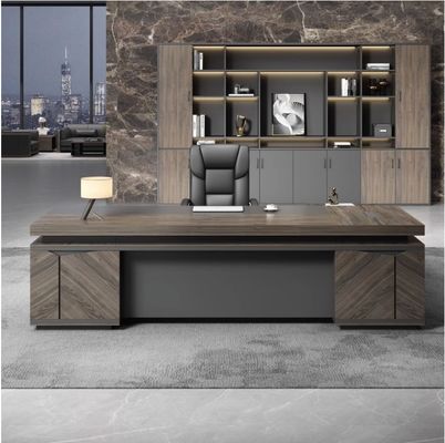 Muebles de oficina de lujo para negocios Escritorio ejecutivo Jefe Mesa para eficiencia de oficina