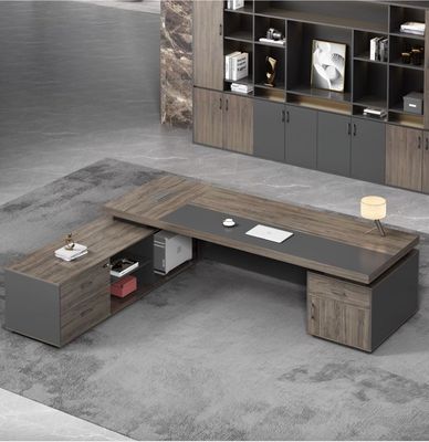 Muebles de oficina de lujo para negocios Escritorio ejecutivo Jefe Mesa para eficiencia de oficina