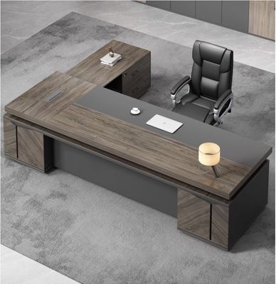 Muebles de oficina de lujo para negocios Escritorio ejecutivo Jefe Mesa para eficiencia de oficina