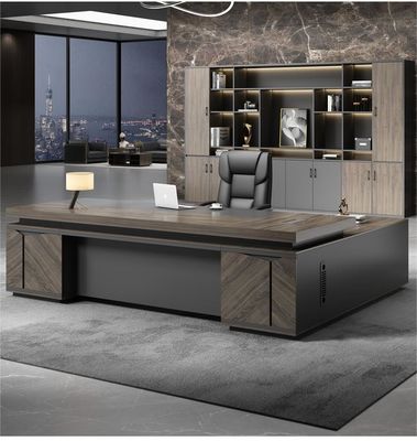 Muebles de oficina de lujo para negocios Escritorio ejecutivo Jefe Mesa para eficiencia de oficina