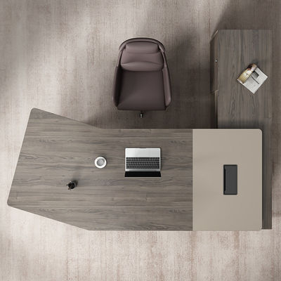 Muebles de oficina confortables Escritorio ejecutivo de madera con servicio de pedido mixto