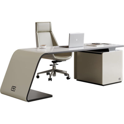 Muebles comerciales final Jefe moderno Mesa para el gerente ejecutivo Escritorio de computadora de lujo