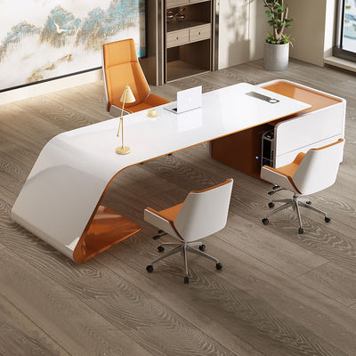 Mesa de escritorio ejecutivo moderno para jefe gerente Muebles de lujo