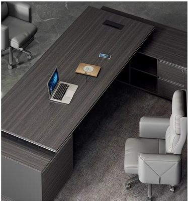 Muebles comerciales Jefe Gerente Mesa de oficina de madera para el trabajo Escritorio ejecutivo