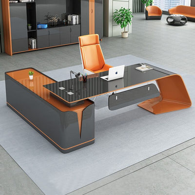 Muebles de oficina de dormitorio conjunto de colores personalizados y estilo de negocio escritorio ejecutivo