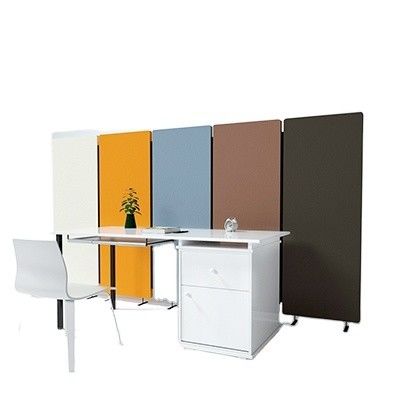 Pantalla plegable moderna y elegante que absorbe el sonido para decoración de salas de exposición de oficinas y cafeterías