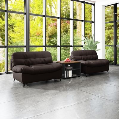 Sofá de oficina de cuero reclinable multifuncional para oficina de negocios de estilo chino