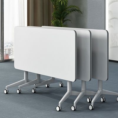 Muebles comerciales Mesa de conferencias de empalme extensible para escritorio móvil largo