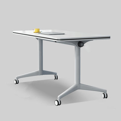 Muebles comerciales Mesa de conferencias de empalme extensible para escritorio móvil largo