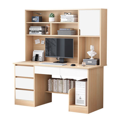 Casa Estudiante Mesa de estudio Escritorio Estante de libros Estante de libros Todo en uno Escritorio para computadora simple
