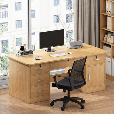 Muebles de oficina escritorio moderno sencillo computadora doméstica escritorio y silla para negocios