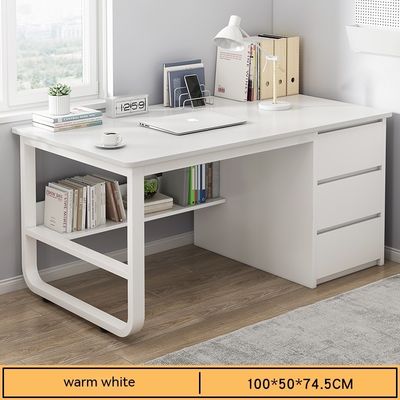 Escritorio moderno sencillo con cajón de colores personalizados y material de superficie