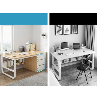 Escritorio moderno sencillo con cajón de colores personalizados y material de superficie