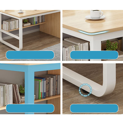 Escritorio moderno sencillo con cajón de colores personalizados y material de superficie
