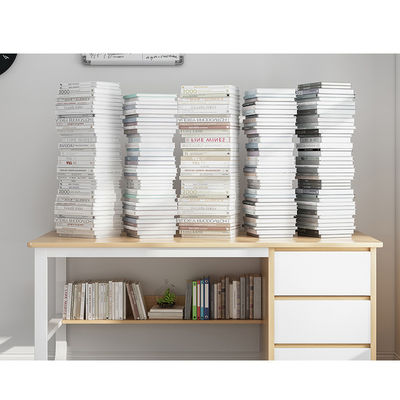 Escritorio moderno sencillo con cajón de colores personalizados y material de superficie