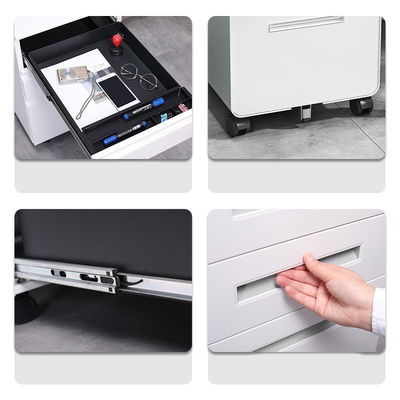 Arquivo de archivos específicos Arquivo de archivos de oficina de acero resistente y duradero Arquivo móvil de estaño pequeño