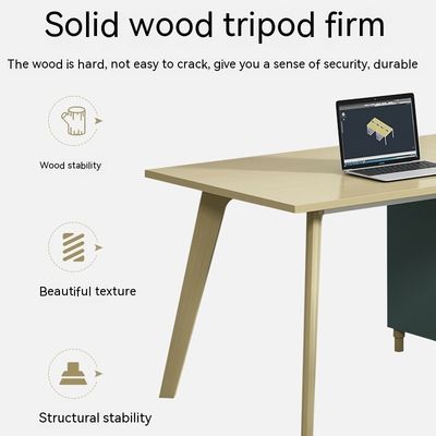 Muebles comerciales Moderno de madera sólida Escritorios y sillas para personal Estación de trabajo de finanzas