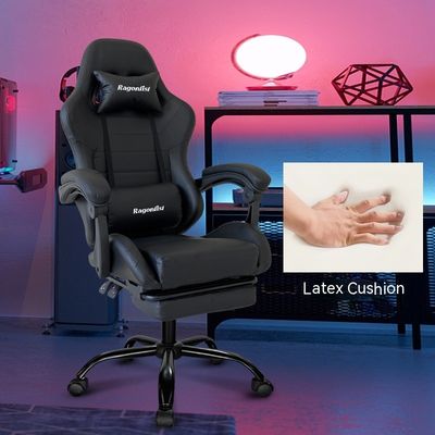 Silla de juego competitiva con ajuste de altura del respaldo completo y diseño ergonómico