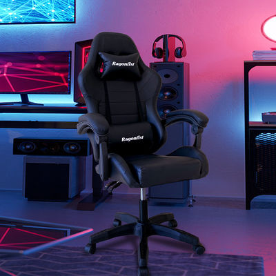 Silla de juego competitiva con ajuste de altura del respaldo completo y diseño ergonómico