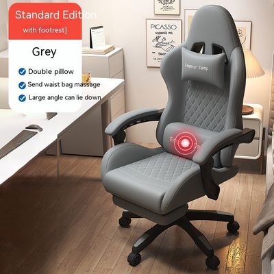 Silla de computadora de juegos de colores personalizados con elevación de inclinación y características de soporte atlético