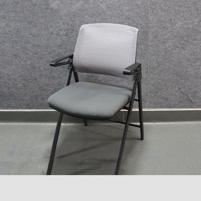 Silla de oficina de formación cómoda con manivela fija reclinada y diseño plegable