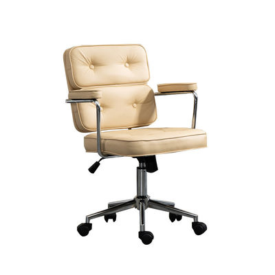 Silla de PC ergonómica de altura ajustable para apoyo de espalda cómodo y oficina en el hogar