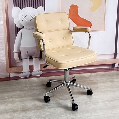 Silla de PC ergonómica de altura ajustable para apoyo de espalda cómodo y oficina en el hogar