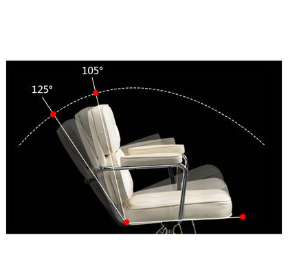 Silla de PC ergonómica de altura ajustable para apoyo de espalda cómodo y oficina en el hogar