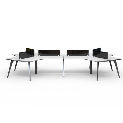 Combinaciones de escritorio y silla Muebles de oficina modulares para el programa de diseño de la empresa