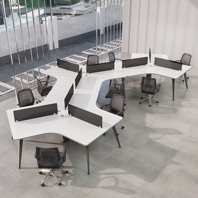 Combinaciones de escritorio y silla Muebles de oficina modulares para el programa de diseño de la empresa